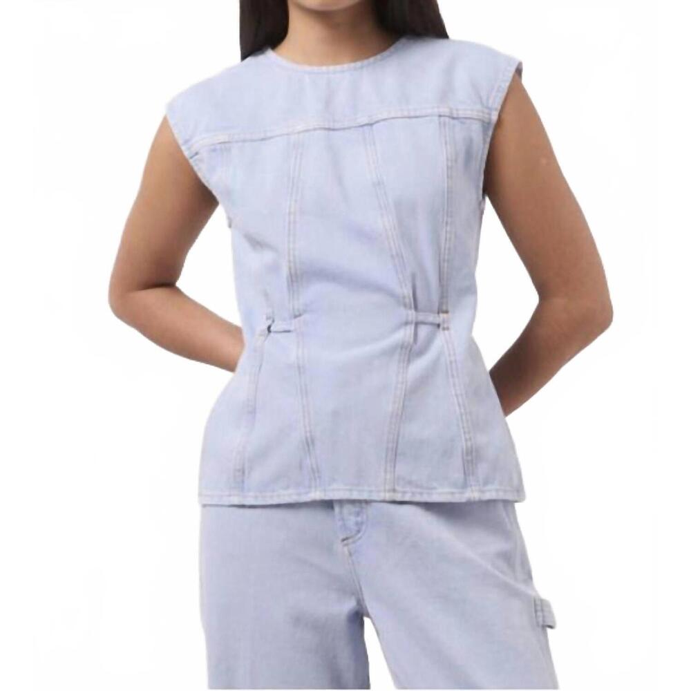 NEW DALA open back top in powder blue